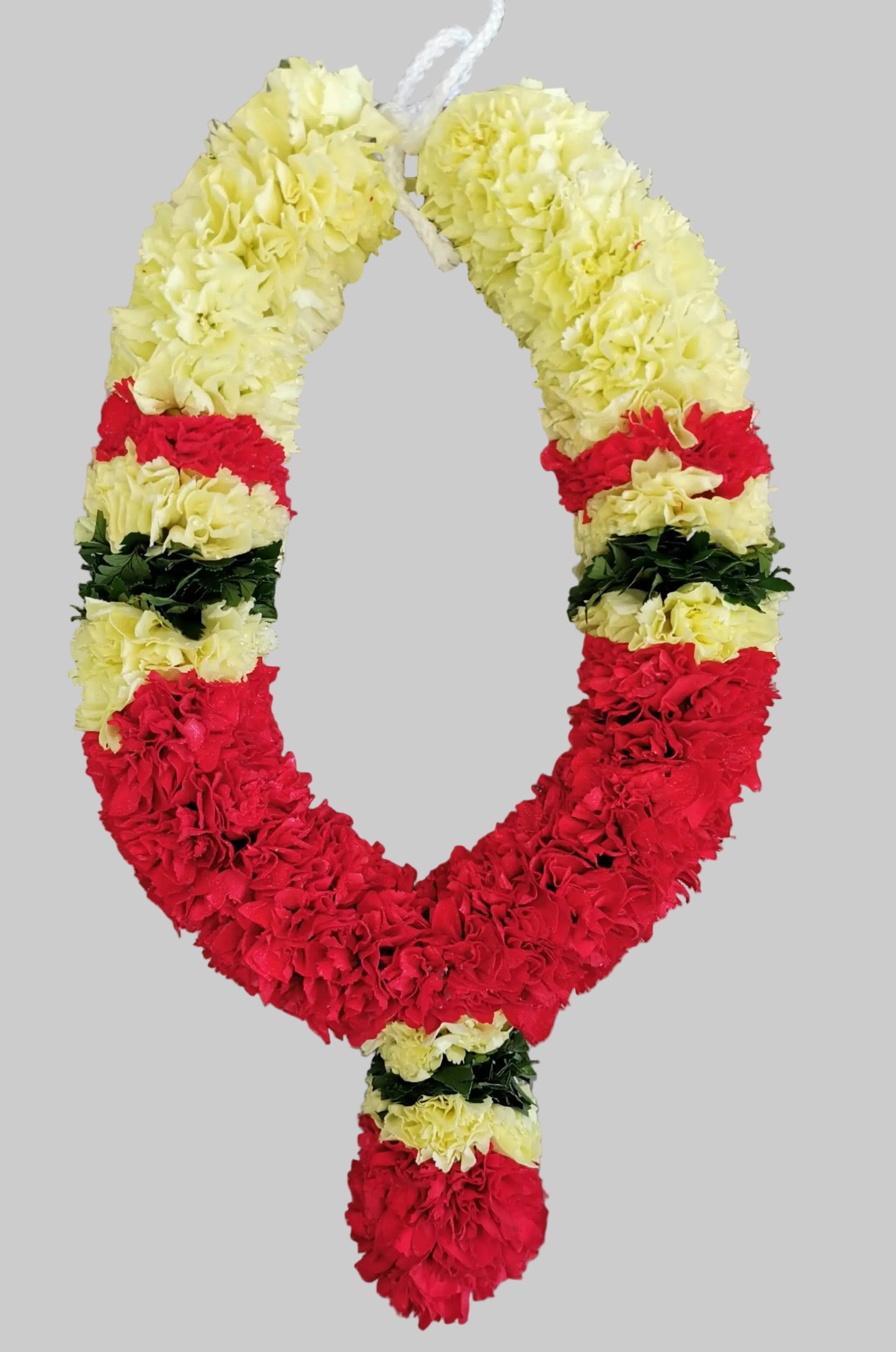 Red and Yellow Garland - Carnations