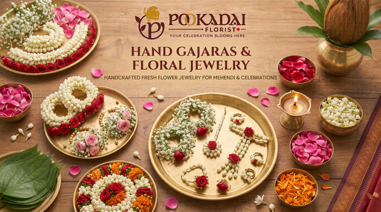 Hand Gajaras & Floral Jewelry