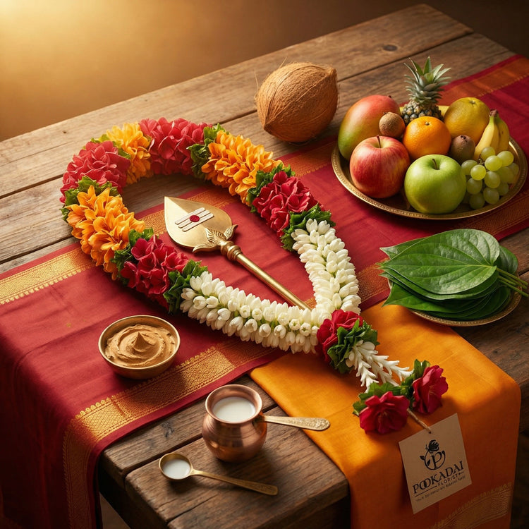 Shasti Puja Essentials | Murugan / Kartikeya Flower Offerings