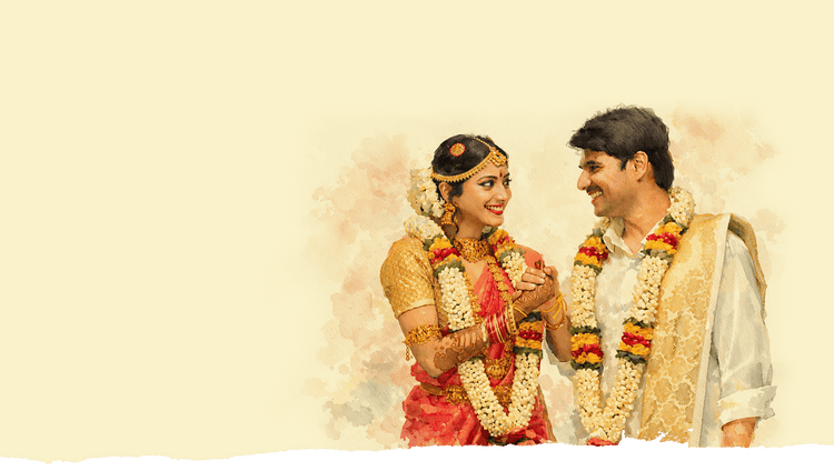 Traditional Red and White Rose Wedding Jai Malas and Maathu Malai for Indian Brides and Grooms.