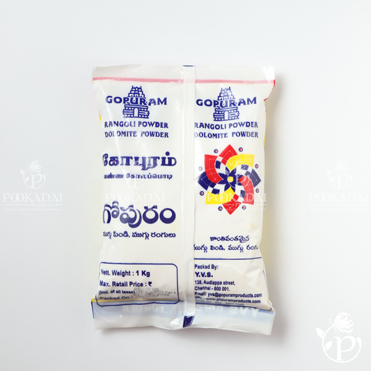 Rangoli Powder | Kolam Powder | Kola Maavu | Dolomite - 1 KG