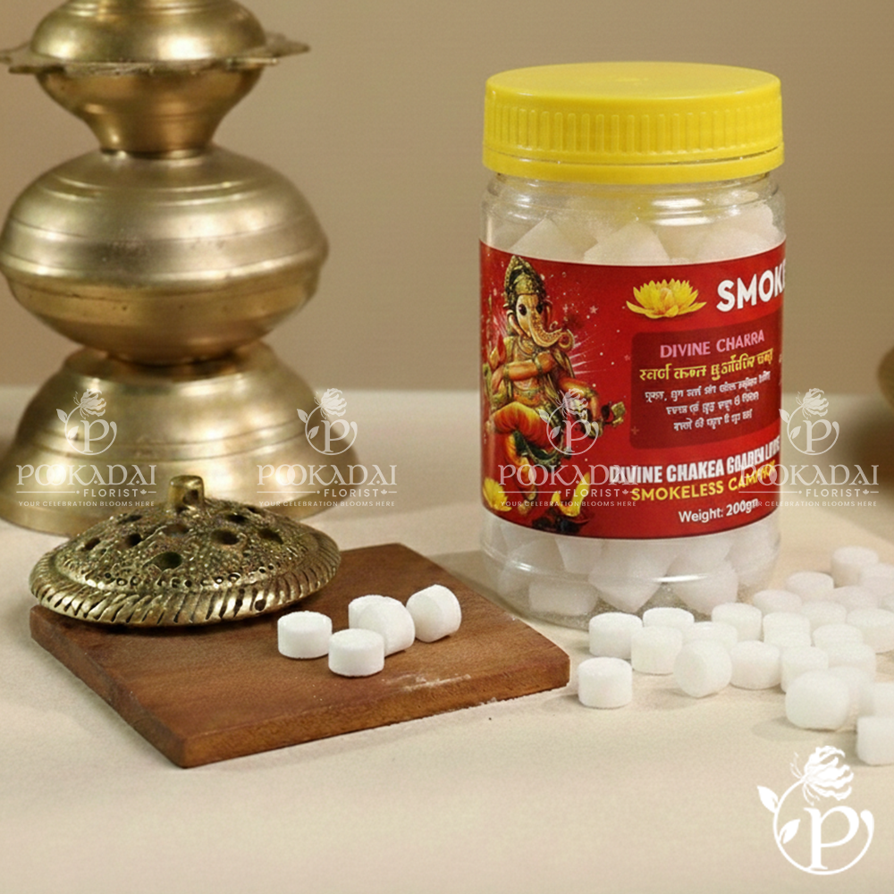 Divine Chakra - Smokeless Camphor  - 200grms