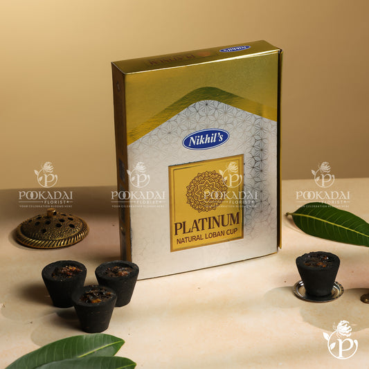 Platinum Sambrani Cups | Sambrani Cups | Dhoop Cups