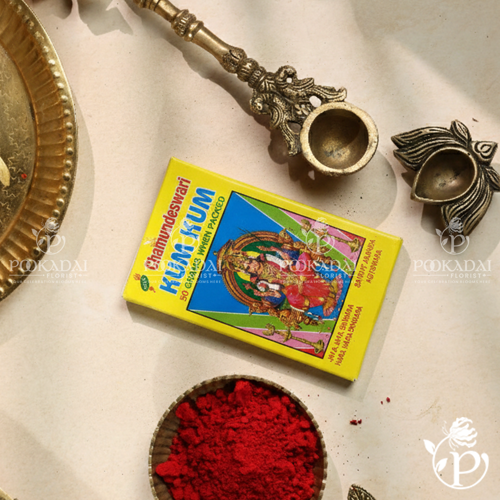 ChamunDeswari Red Kumkum Powder (For Religious Use)