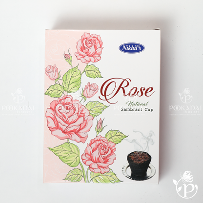 Rose Sambrani Cups | Roja Sambrani | Gulabi Sambrani | Gulab Dhoop Cups