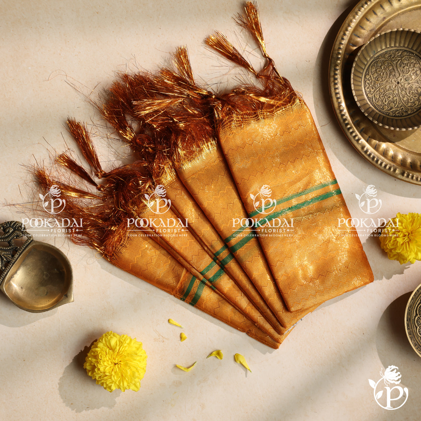 Kalasapattu 1 Metre | Kalasha Cloth | Kalasa Pattu | Kalash Vastra