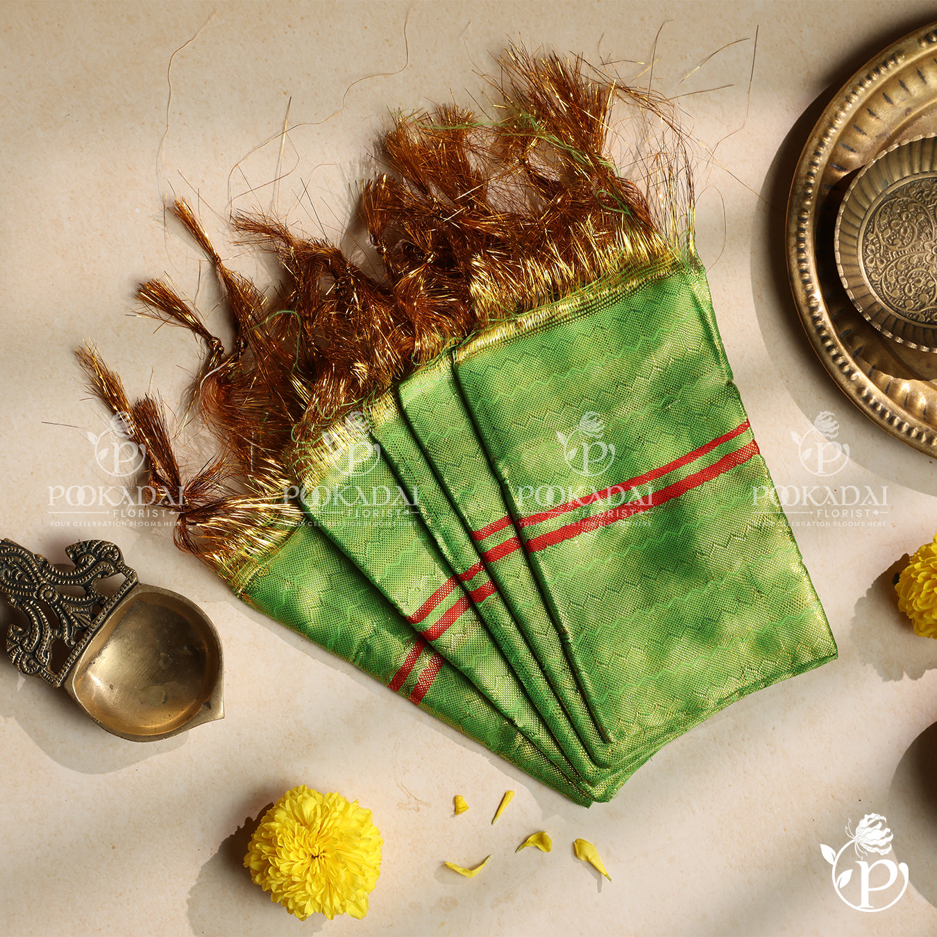 Kalasapattu 1 Metre | Kalasha Cloth | Kalasa Pattu | Kalash Vastra