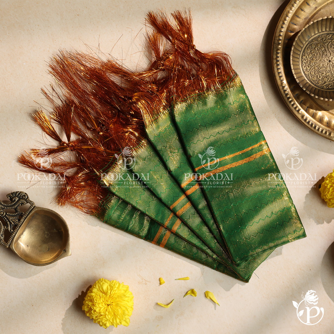 Kalasapattu 1 Metre | Kalasha Cloth | Kalasa Pattu | Kalash Vastra