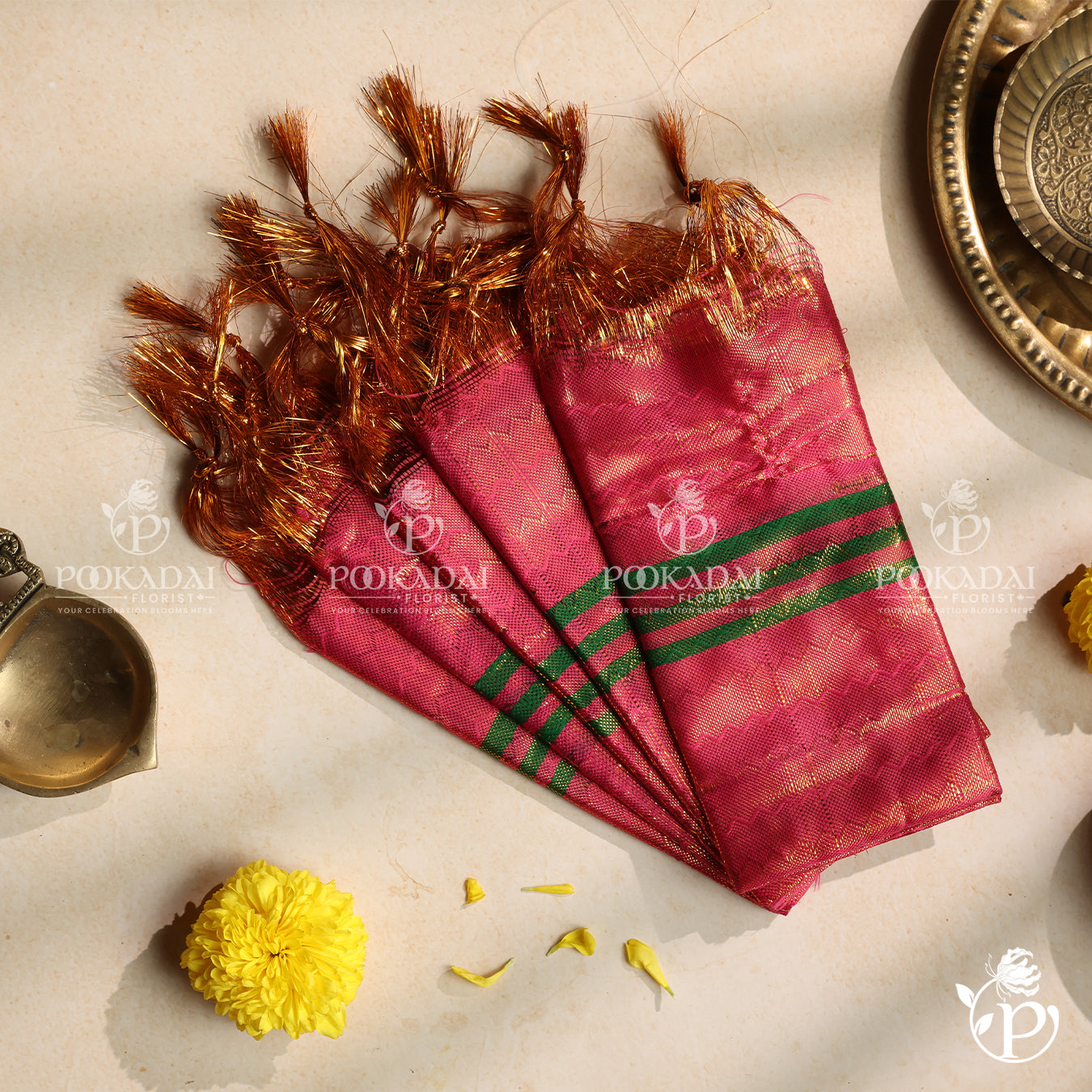 Kalasapattu 1 Metre | Kalasha Cloth | Kalasa Pattu | Kalash Vastra