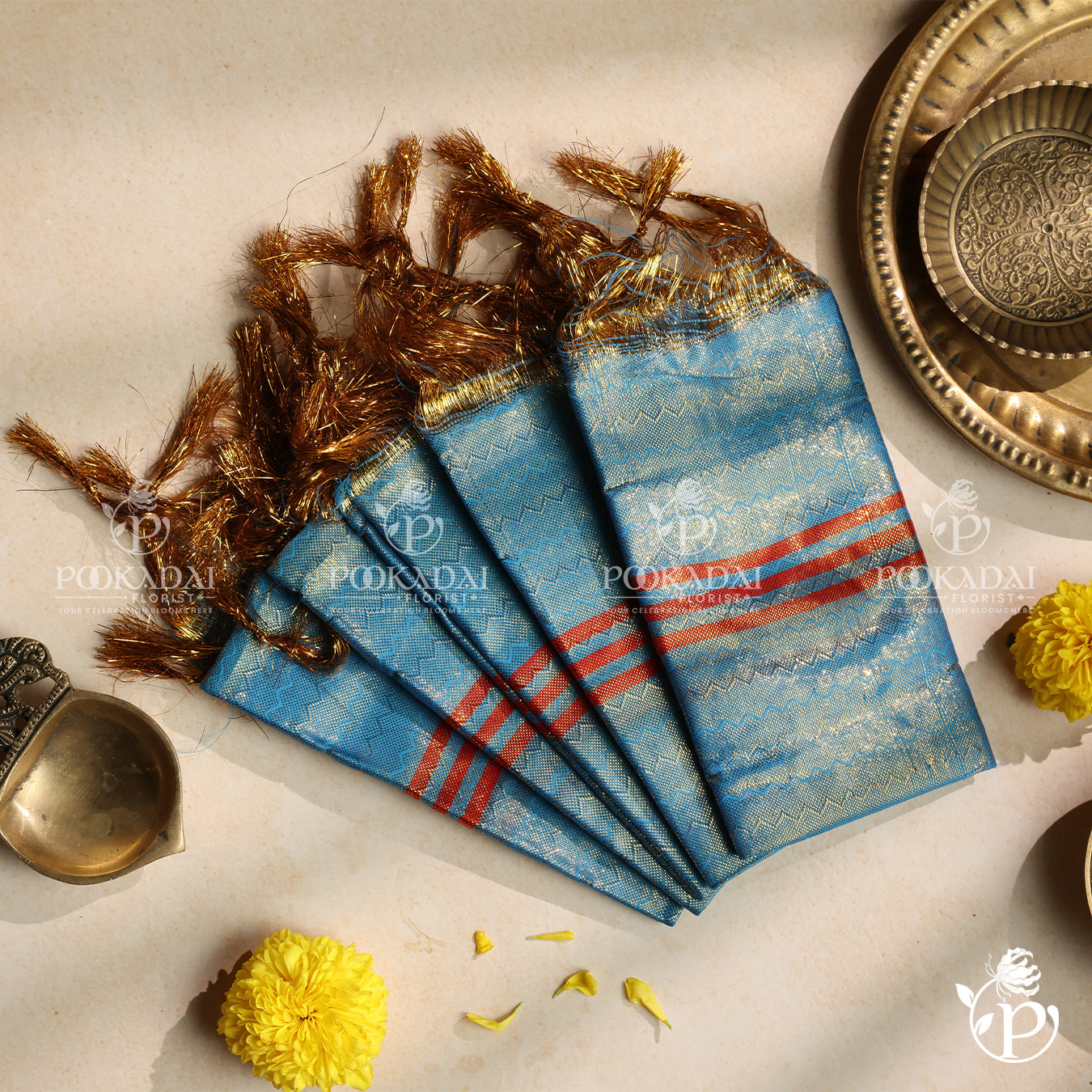 Kalasapattu 1 Metre | Kalasha Cloth | Kalasa Pattu | Kalash Vastra