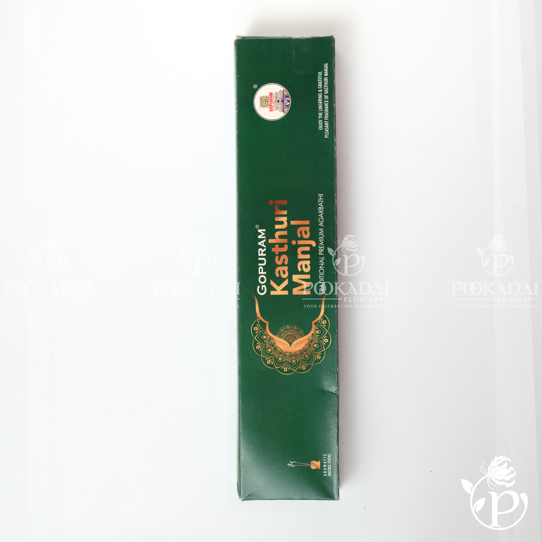 Mukkudal Sarvodaya KASTHURI MANJAL | Kasthuri Manjal Incense Sticks | Kasthuri Manjal Agarbatti