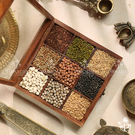 Navathaniam - Traditional Nine Grains for Pooja 450g