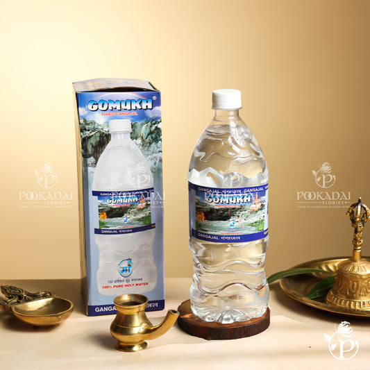 GOMUKH Gangajal Pure Bottle | Holy Ganga Water | Ganga Theertham