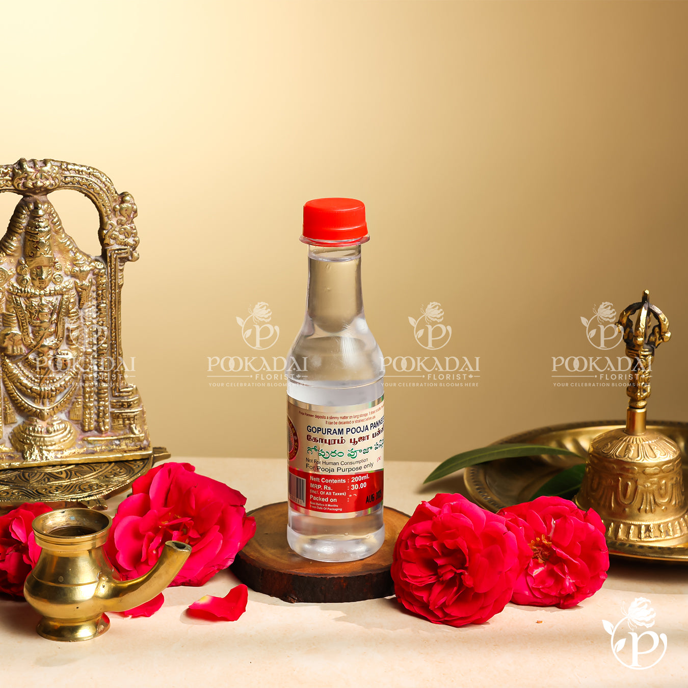 Gopuram Pooja Panneer | Rose Water | Gulab Jal