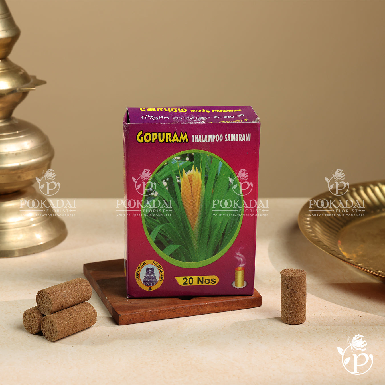 Gopuram Thalampoo Sambrani | Dhoop - 10'S PACK