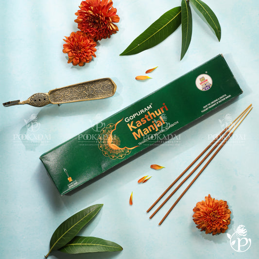 Mukkudal Sarvodaya KASTHURI MANJAL | Kasthuri Manjal Incense Sticks | Kasthuri Manjal Agarbatti