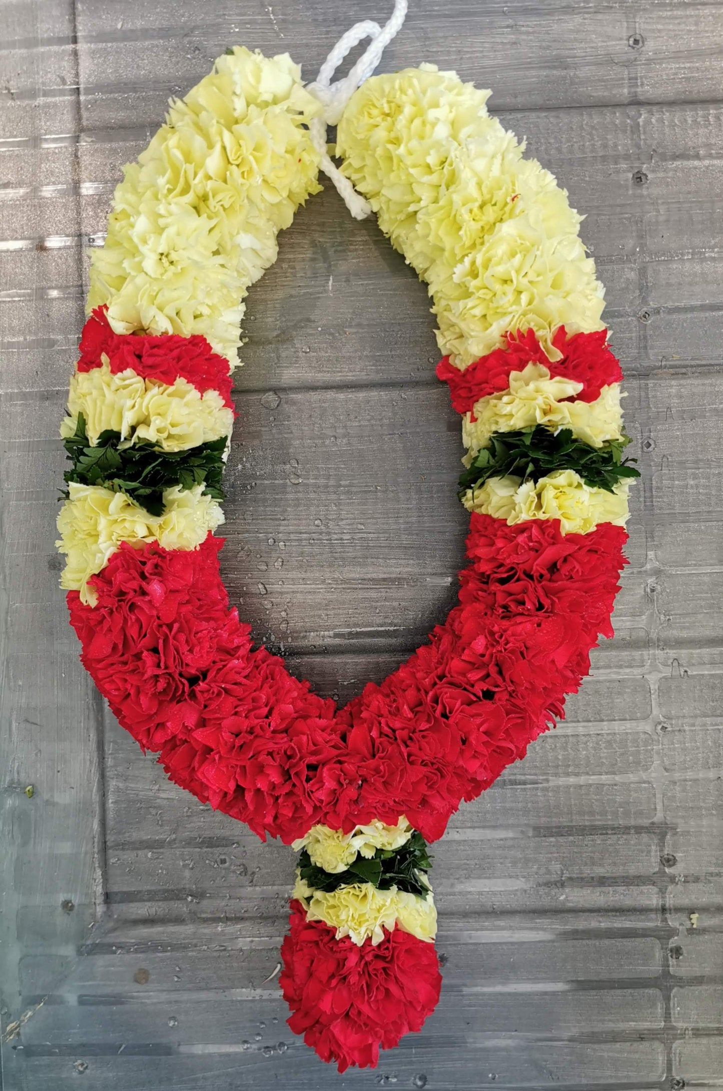 Red and Yellow Garland - Carnations