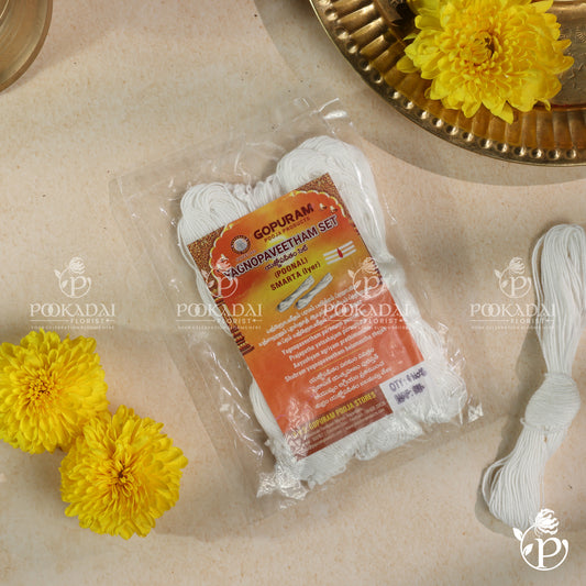 SACRED THREAD VISHNU (IYENGAR) | Poonal | Yajnopavitham | Janeu - 6's Pack