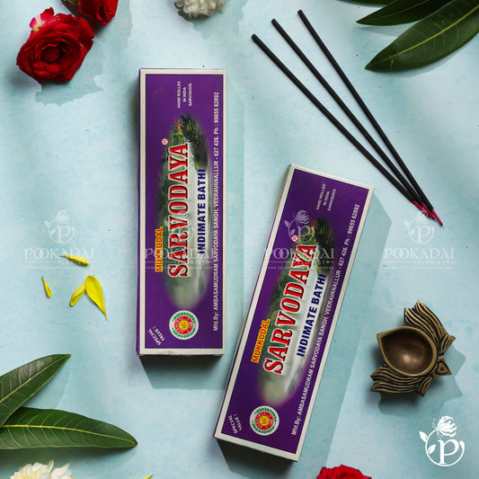 Mukkudal Sarvodaya Indimate Incense Sticks | Indimate Oodubatti | Indimate Agarbatti
