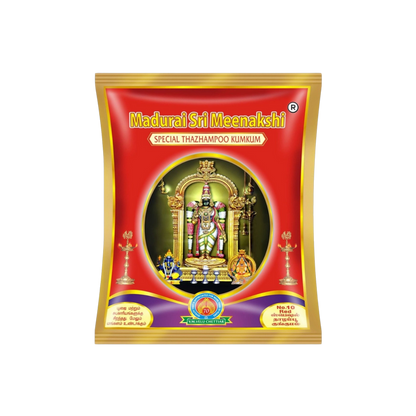 Vel Brand  Madurai Sri Meenakshi Thazhampoo Kumkum – 40g (Red & Maroon)