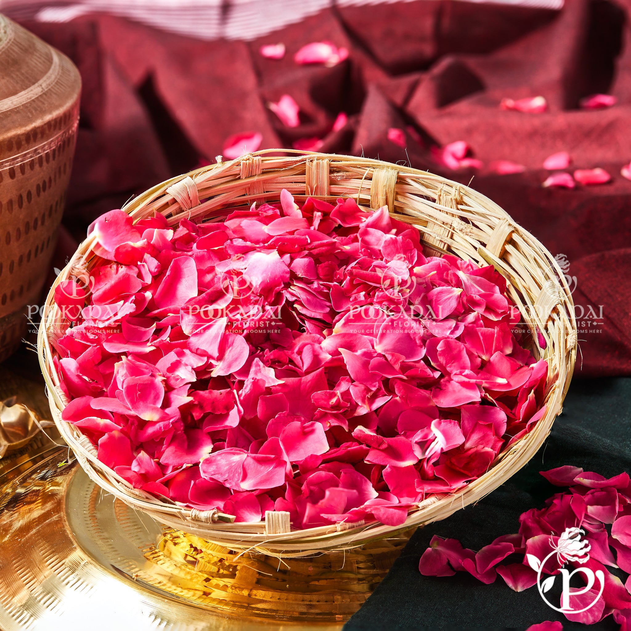 Fresh Rose Petals Different Size And Colours Flower Petals