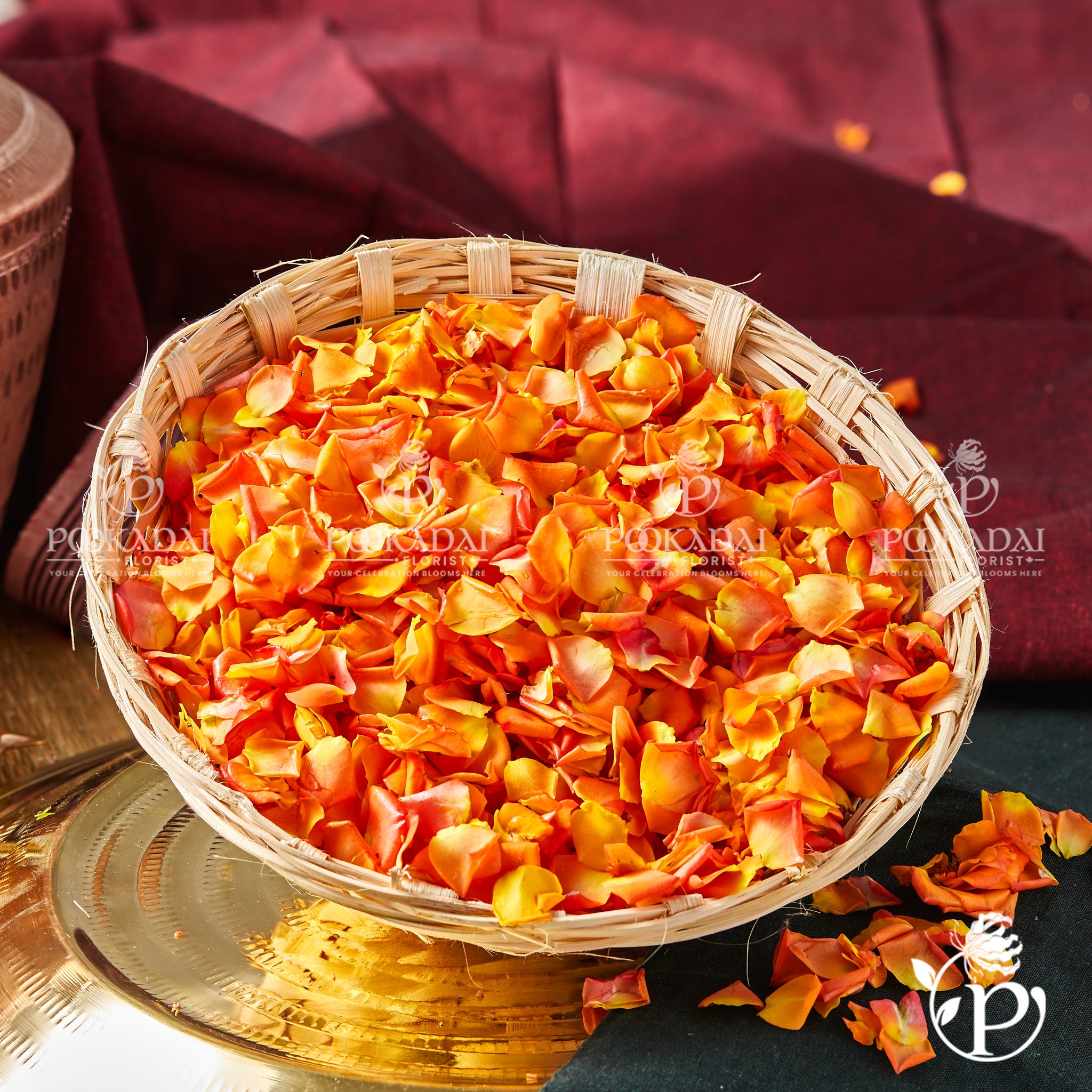 Fresh Rose Petals Different Size And Colours Flower Petals
