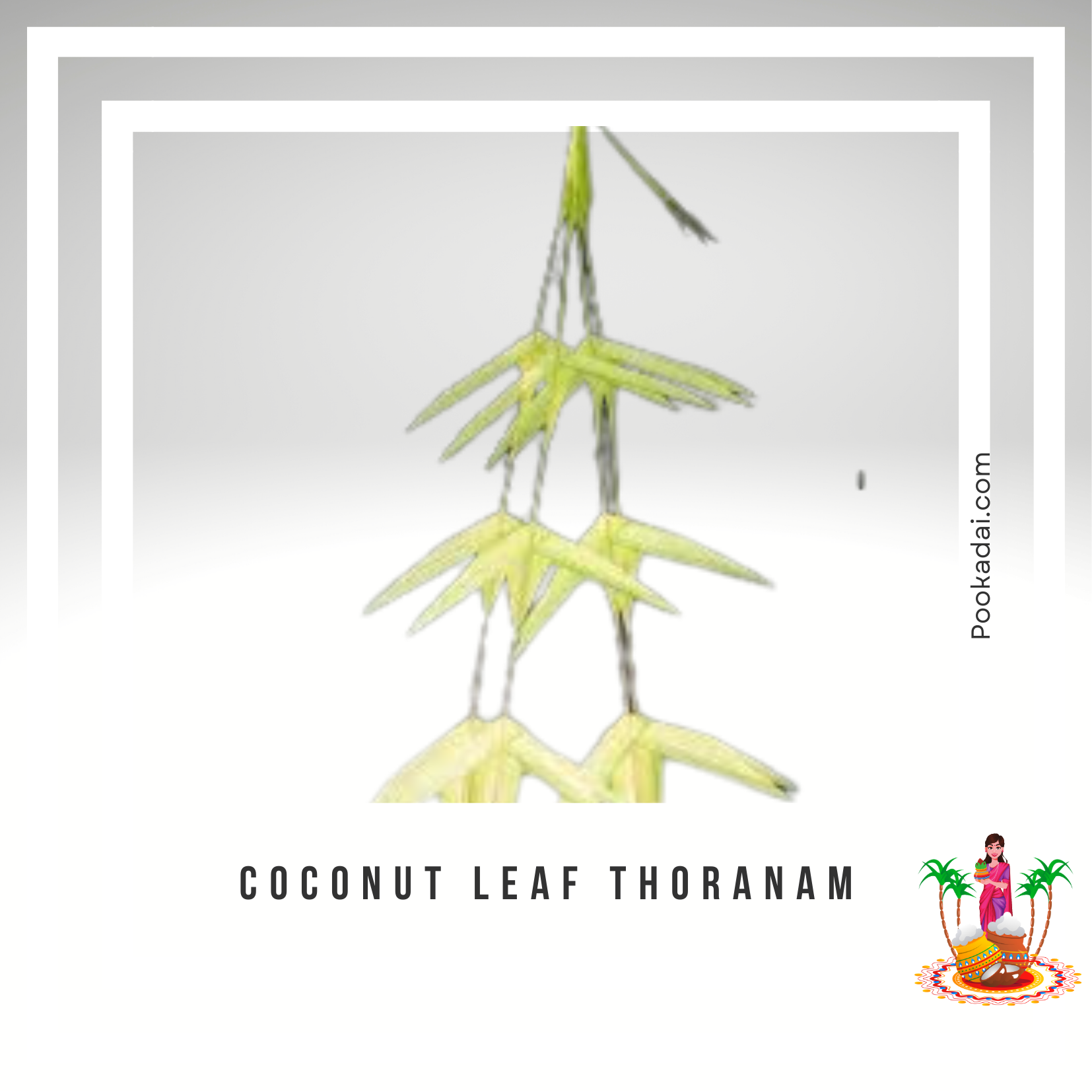 Coconut leaf Thoranam - Pookadai Florist Toronto
