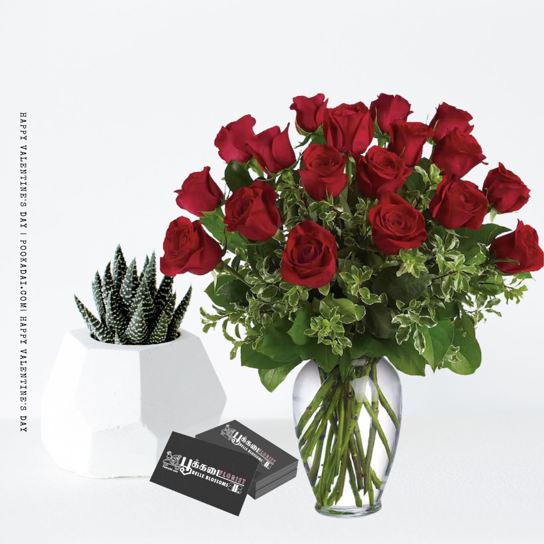 Classic Valentine's Day Roses - Pookadai Florist Toronto