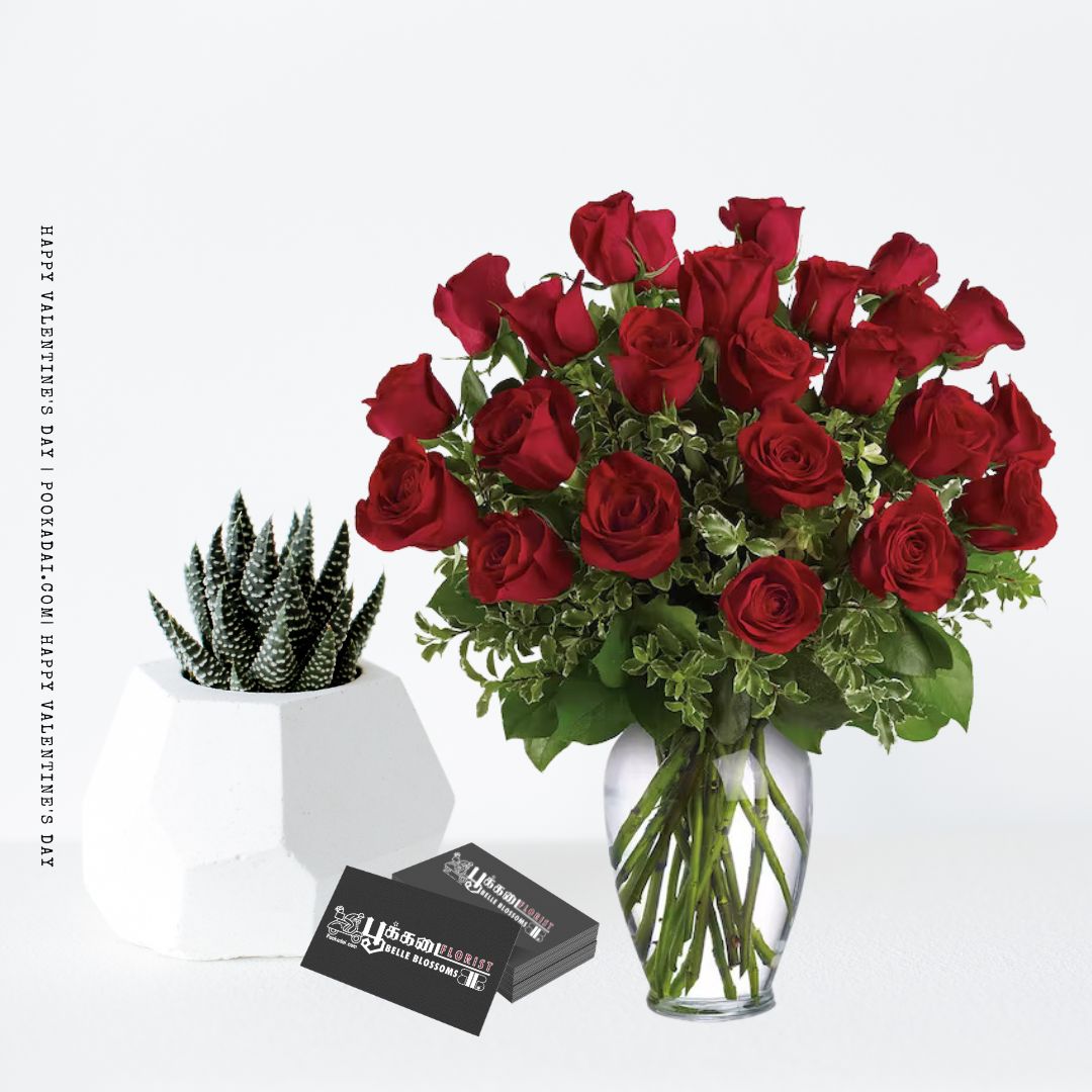 Classic Valentine's Day Roses - Pookadai Florist Toronto