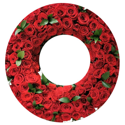 Rose Sympathy Wreath - Pookadai Florist Toronto