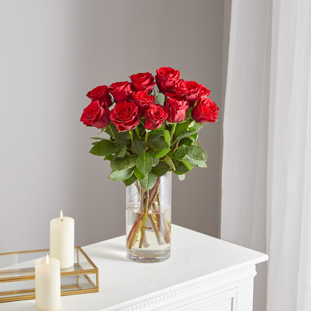 Romantic Dozen Red Roses - Pookadai Florist Toronto