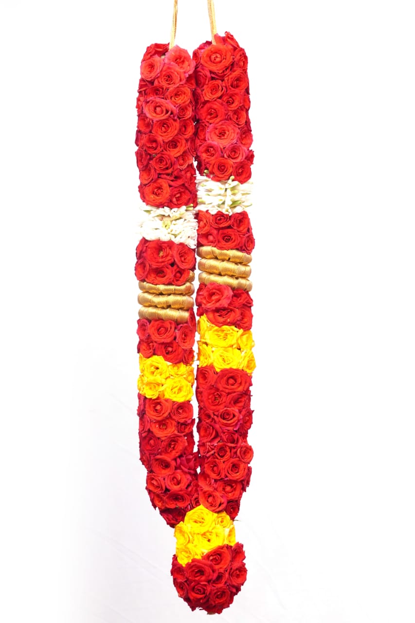 Pooja Garland - Button Rose Garland - Pookadai Florist Toronto